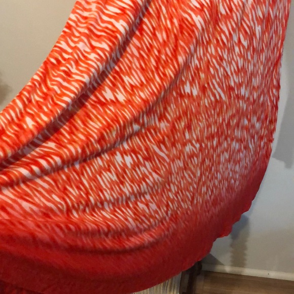 Athleta orange/white dress - Picture 2 of 8